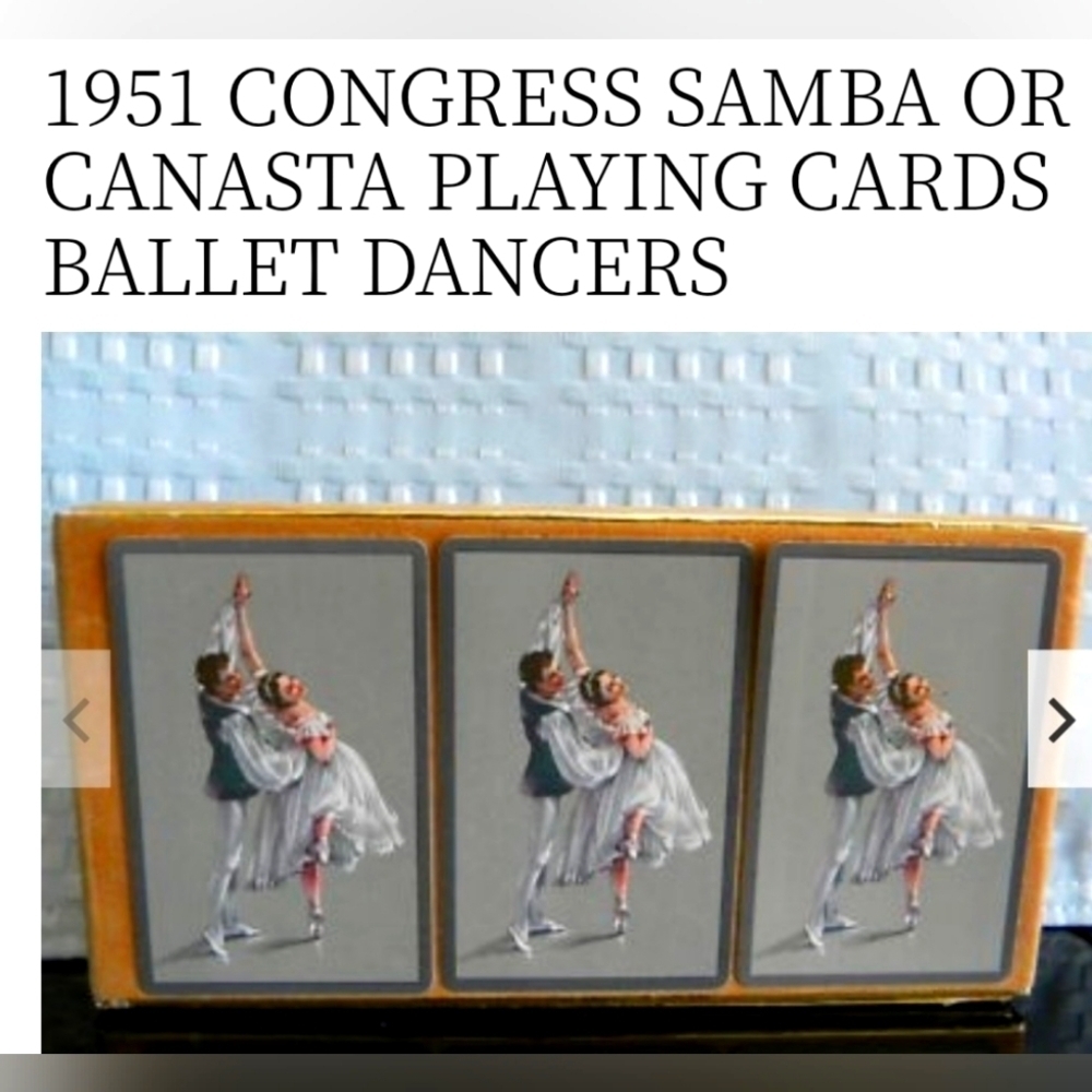 ♥️ CONGRESS SAMBA PLAYING CARDS